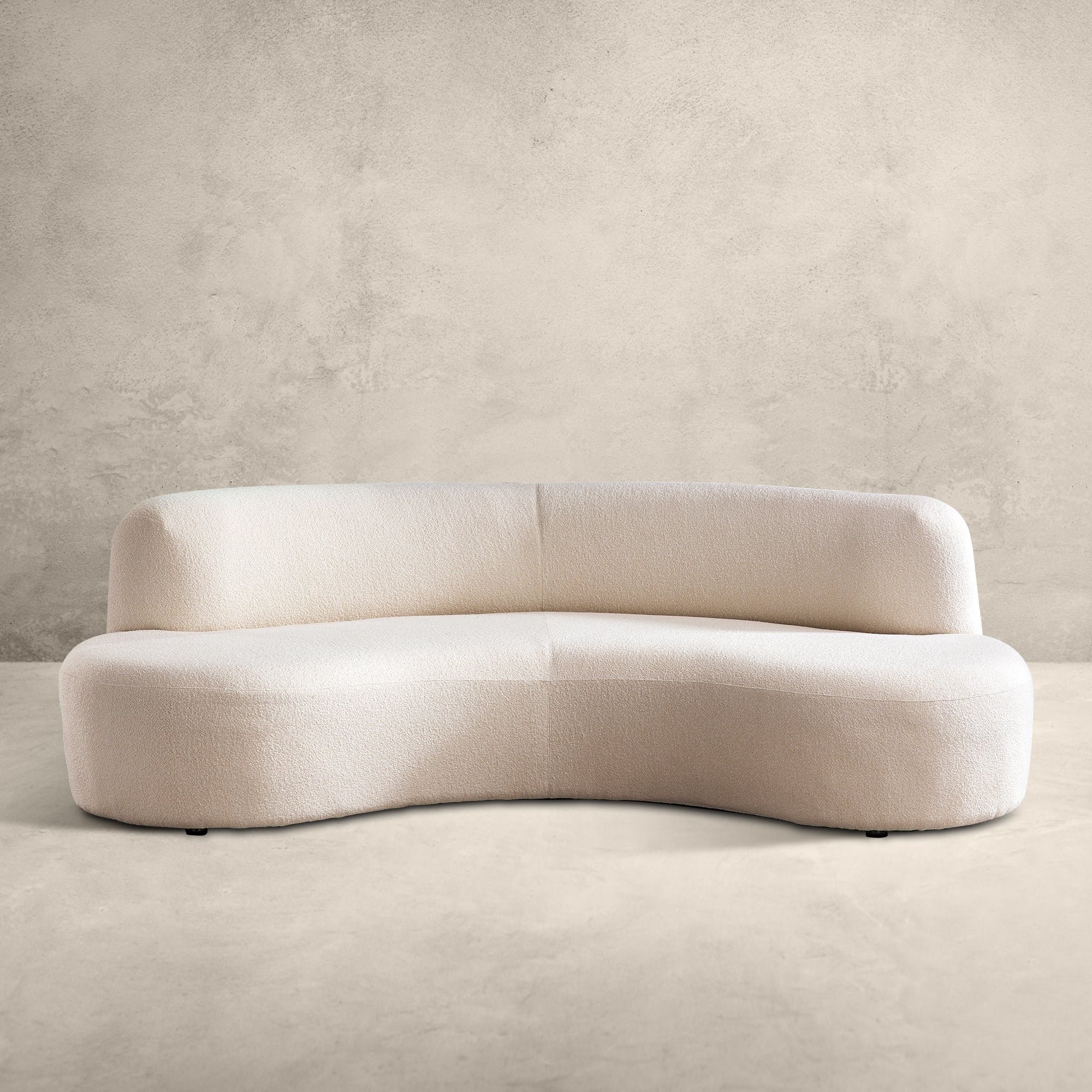 Velvet Sofa Sofa | Curved | Wizmodern