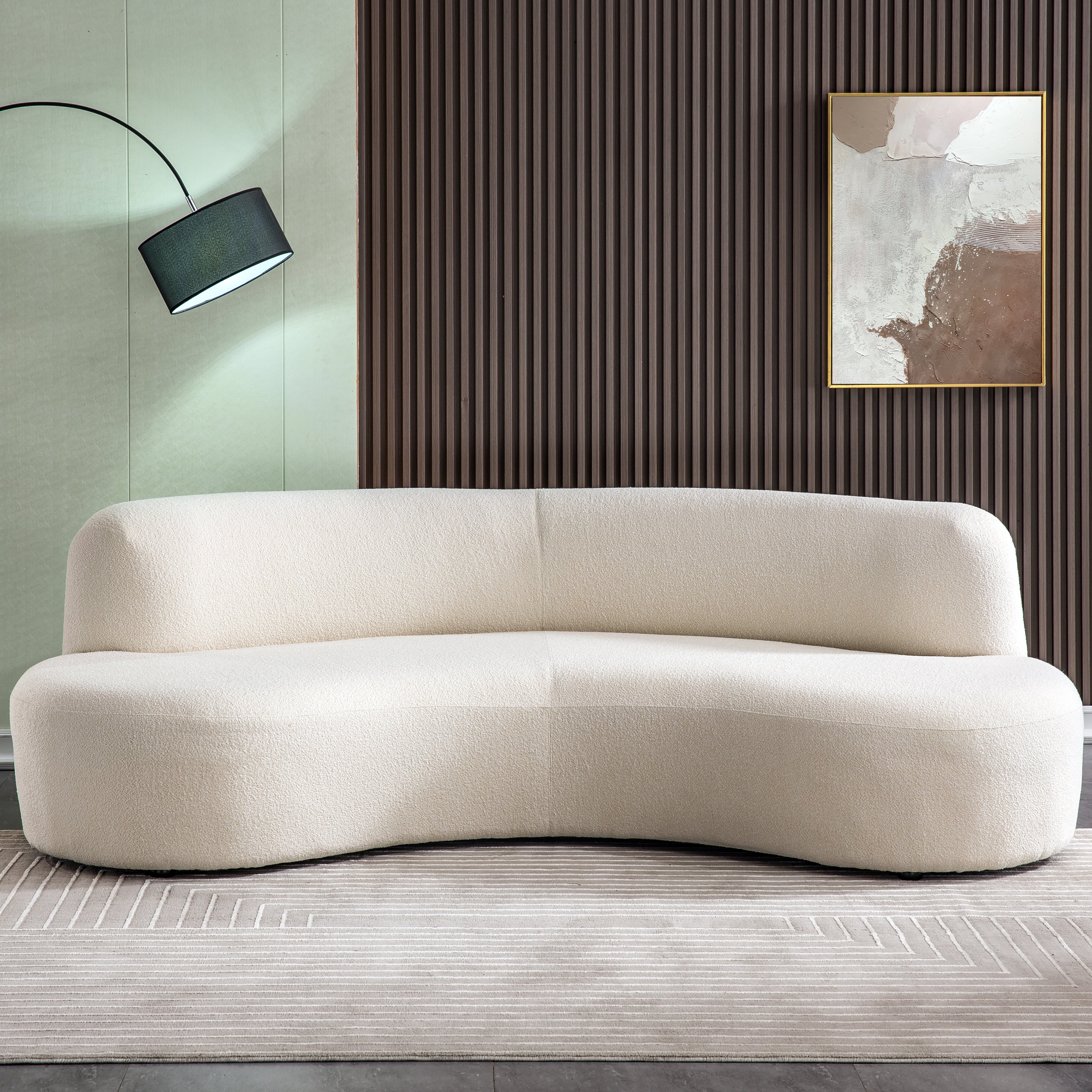 Curved Sofa | Sofa Velvet | Wizmodern