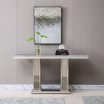 Marble Top Console Table